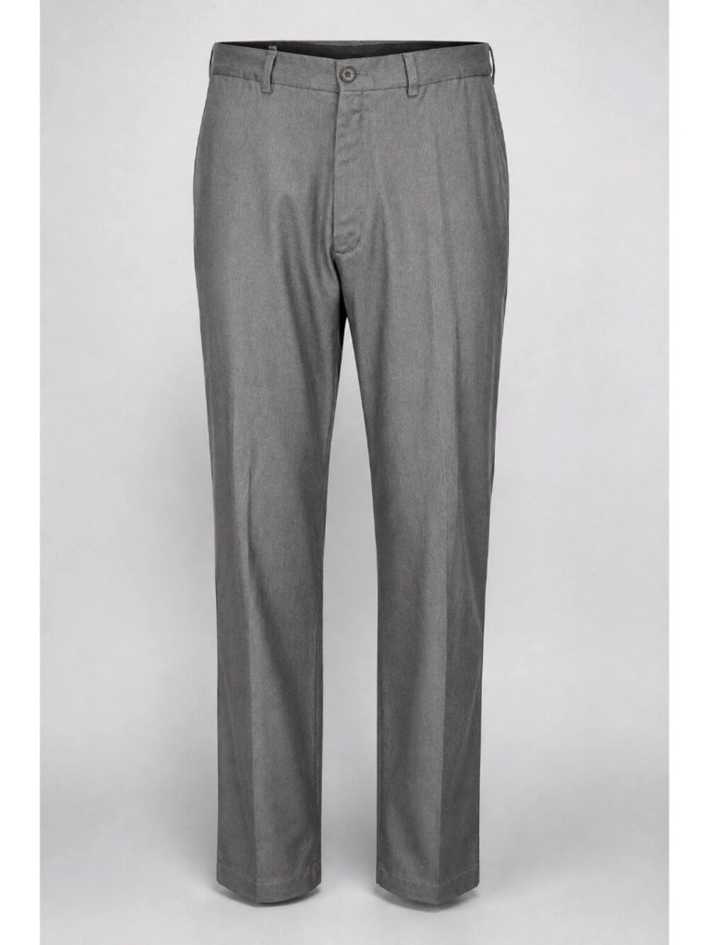 Haggar Cool 18 Mens 40 x 30 " Dress Pants Gray Classic Fit Flat Front